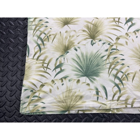 Tommy Bahama Shirt Adult Extra Large Button Up Beige Floral Hawaiian Camp Men's - Picture 7 of 12